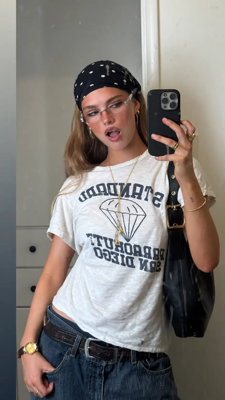 HEADPHONES NECKLACE GOLD