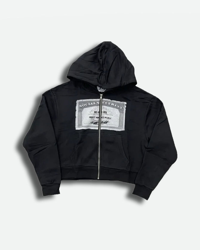 AZELIA© "BLACK" MONEY ZIPUP