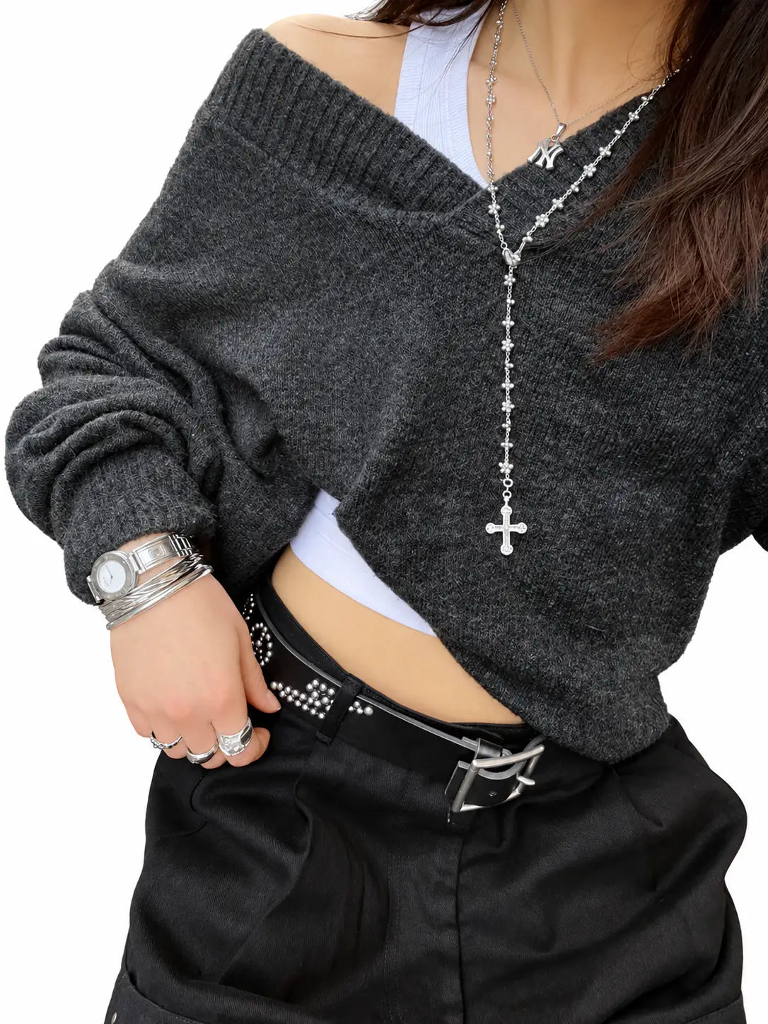 AZELIA® "NY" SILVER NECKLACE