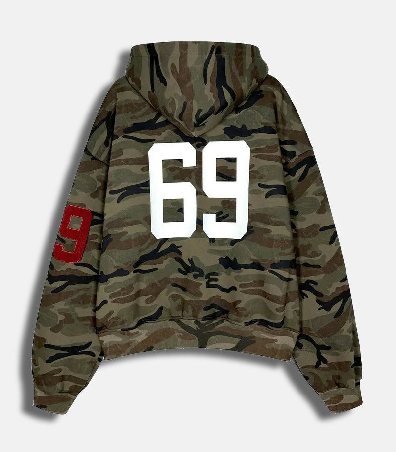AZELIA© “69 DIVISION” ZIP HOODIE