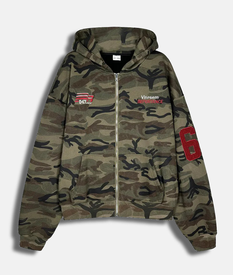 AZELIA© “69 DIVISION” ZIP HOODIE