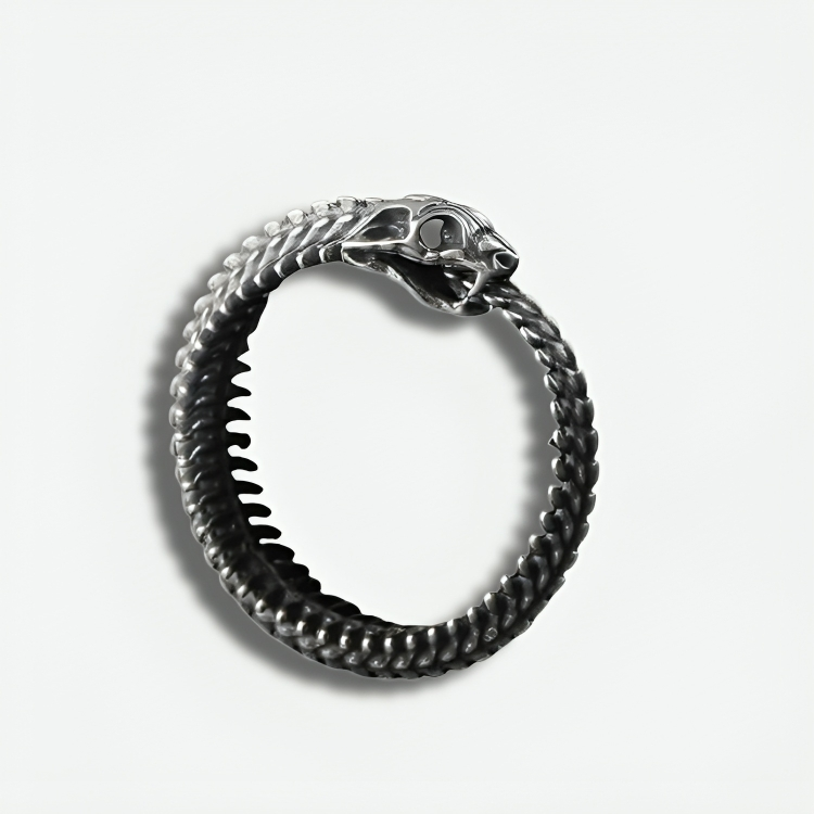 BONE SERPENT RING
