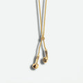 HEADPHONES NECKLACE GOLD