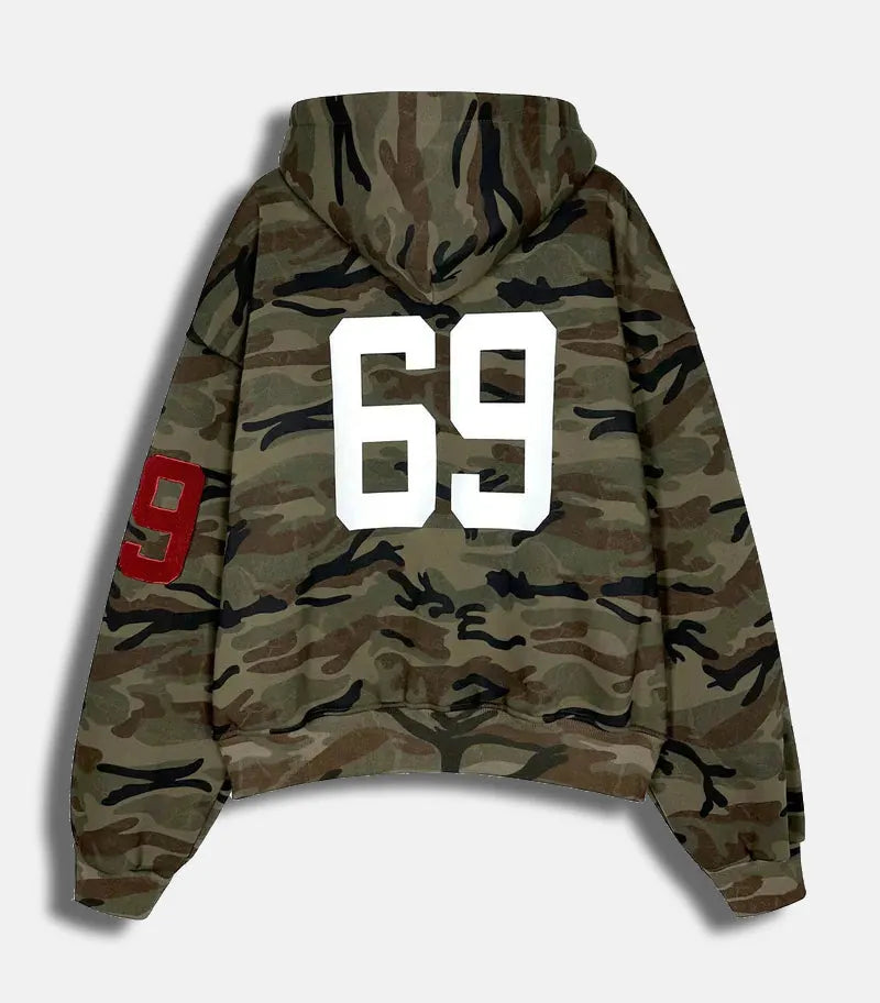 AZELIA© “69 DIVISION” ZIP HOODIE