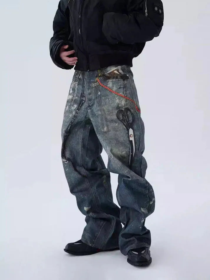 AZELIA© “CHAINLINK V1” JEANS