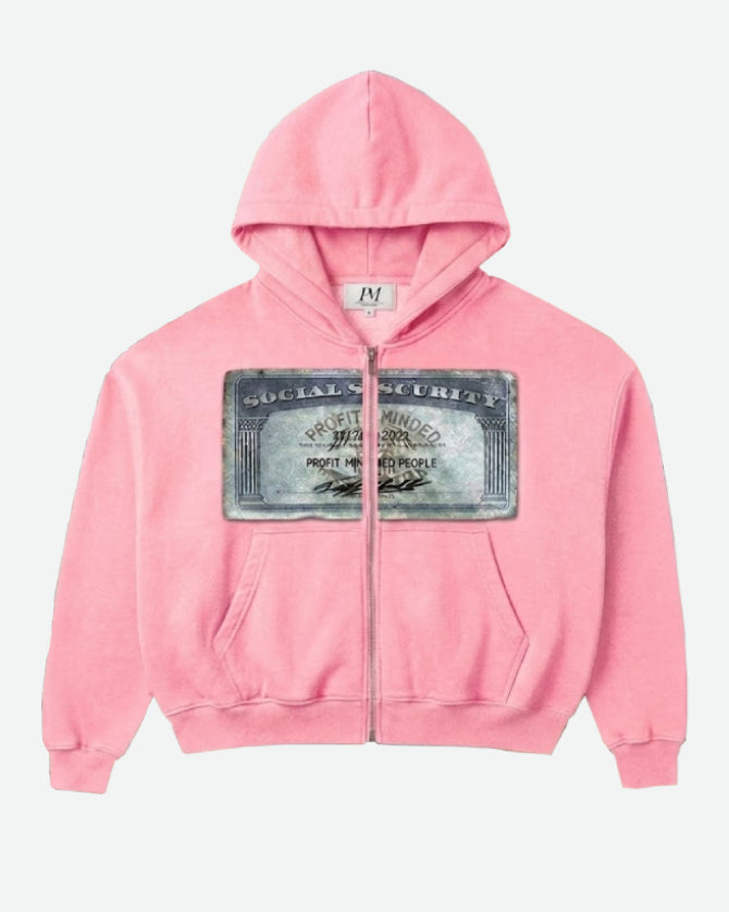 AZELIA© "PINK" MONEY ZIPUP