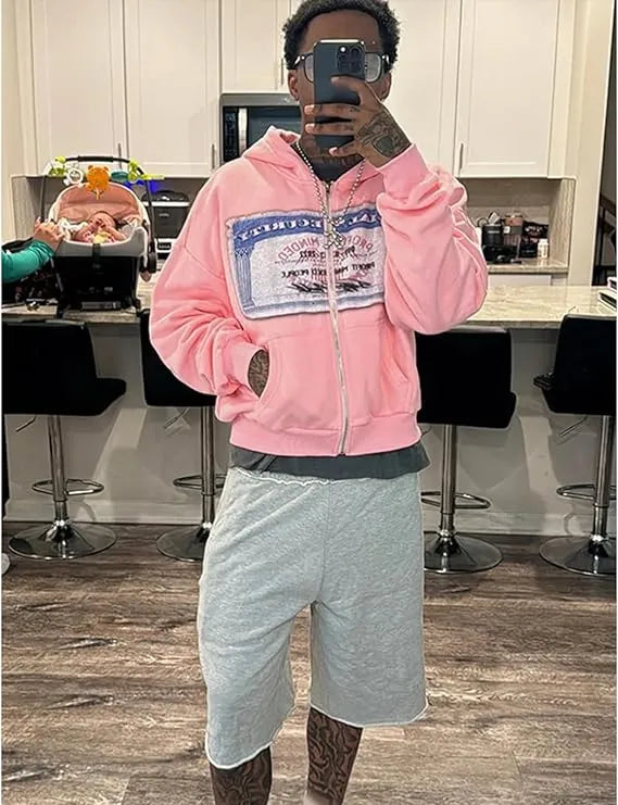 AZELIA© "PINK" MONEY ZIPUP