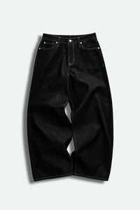 AZELIA© "BLACK" RAW DENIM JEANS