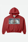 AZELIA© "RED" MONEY ZIPUP