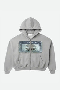 AZELIA© "GRAY" MONEY ZIPUP