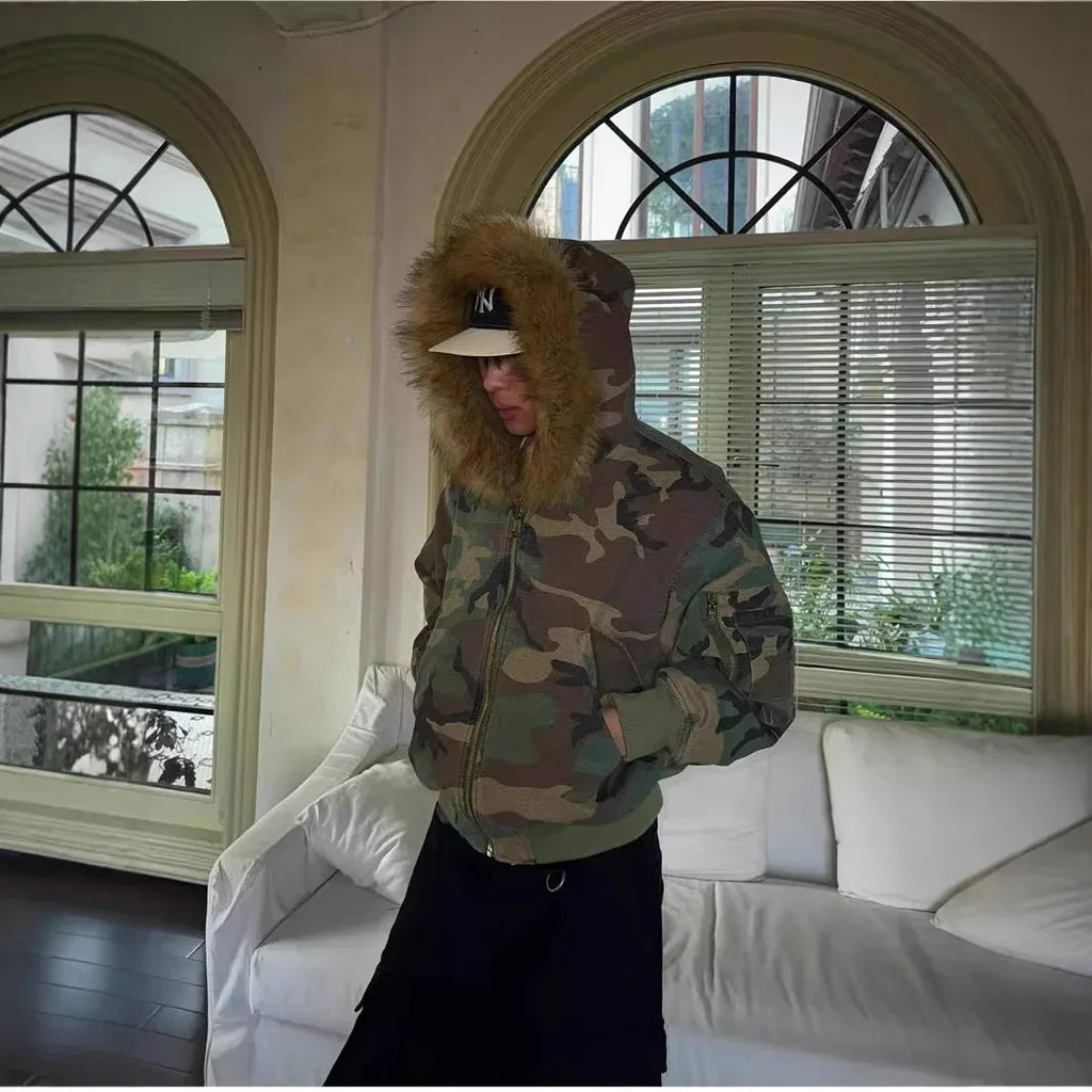 AZELIA© “RECON FUR” REVERSIBLE JACKET