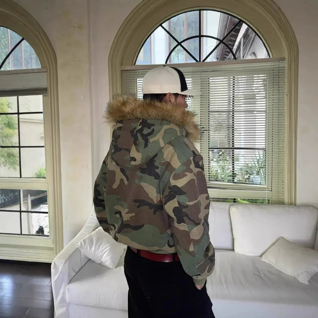AZELIA© “RECON FUR” REVERSIBLE JACKET