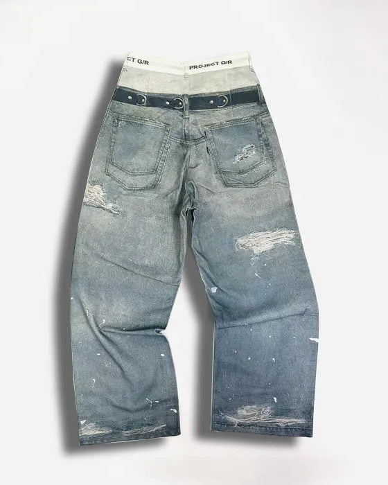 AZELIA© “TWIN WAIST” JEANS