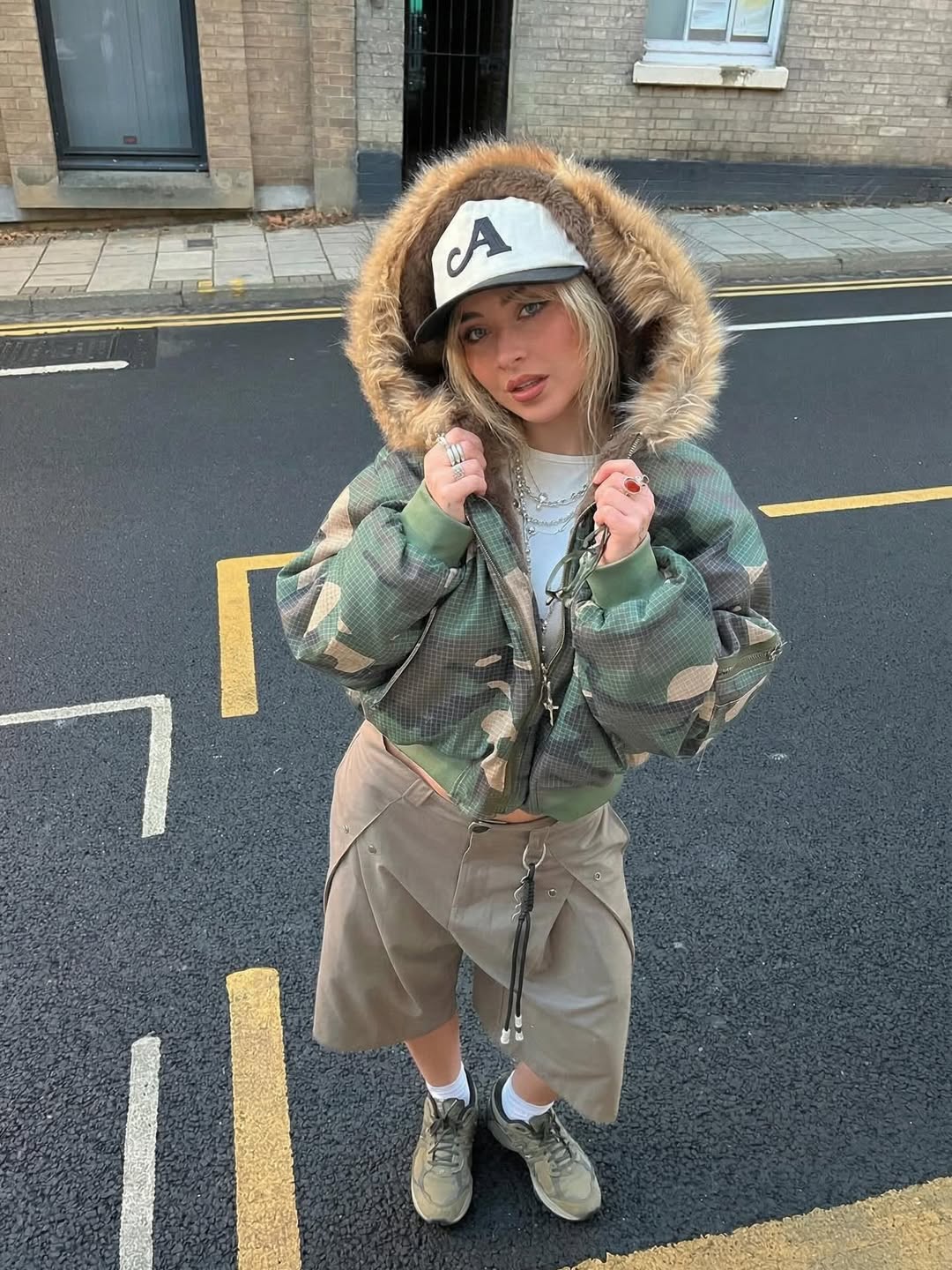 AZELIA© “RECON FUR” REVERSIBLE JACKET