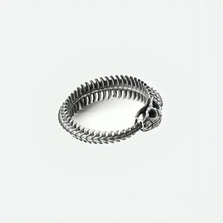 BONE SERPENT RING