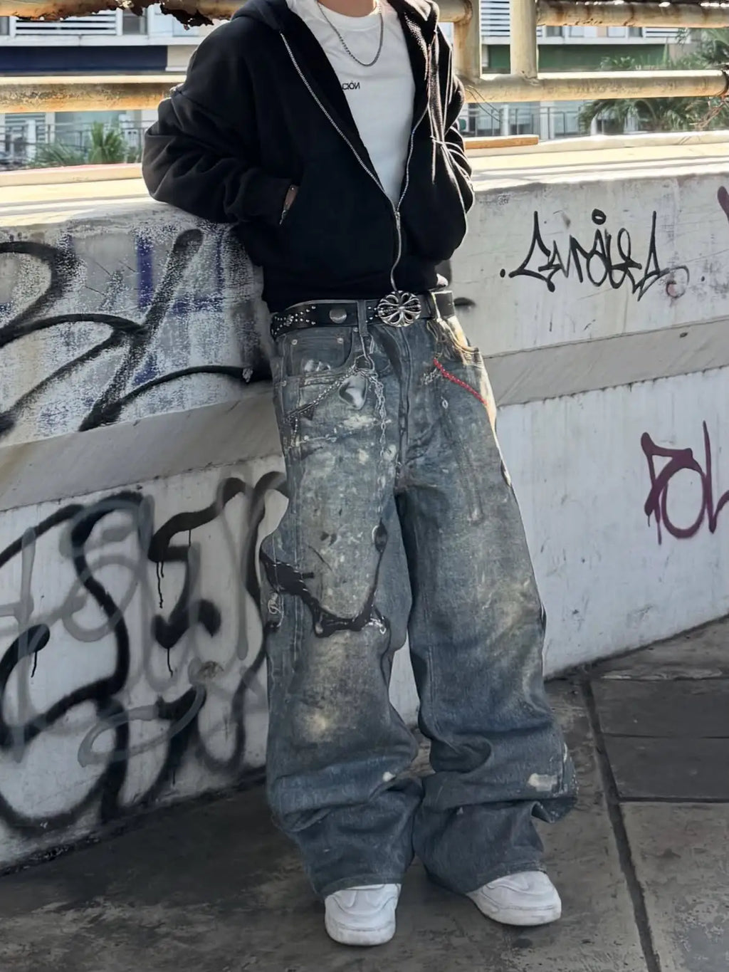 AZELIA© “CHAINLINK V1” JEANS