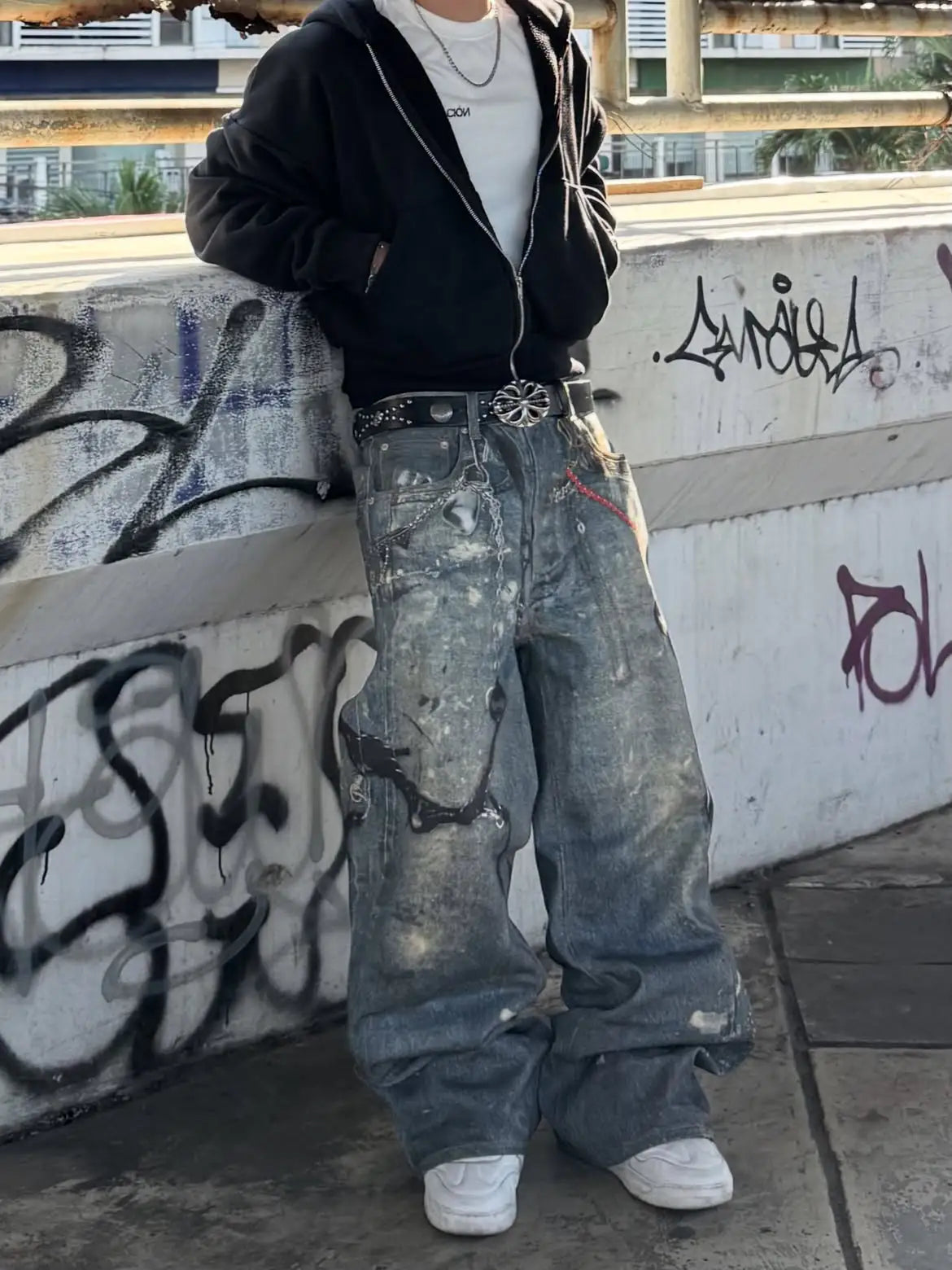 AZELIA© “CHAINLINK V1” JEANS