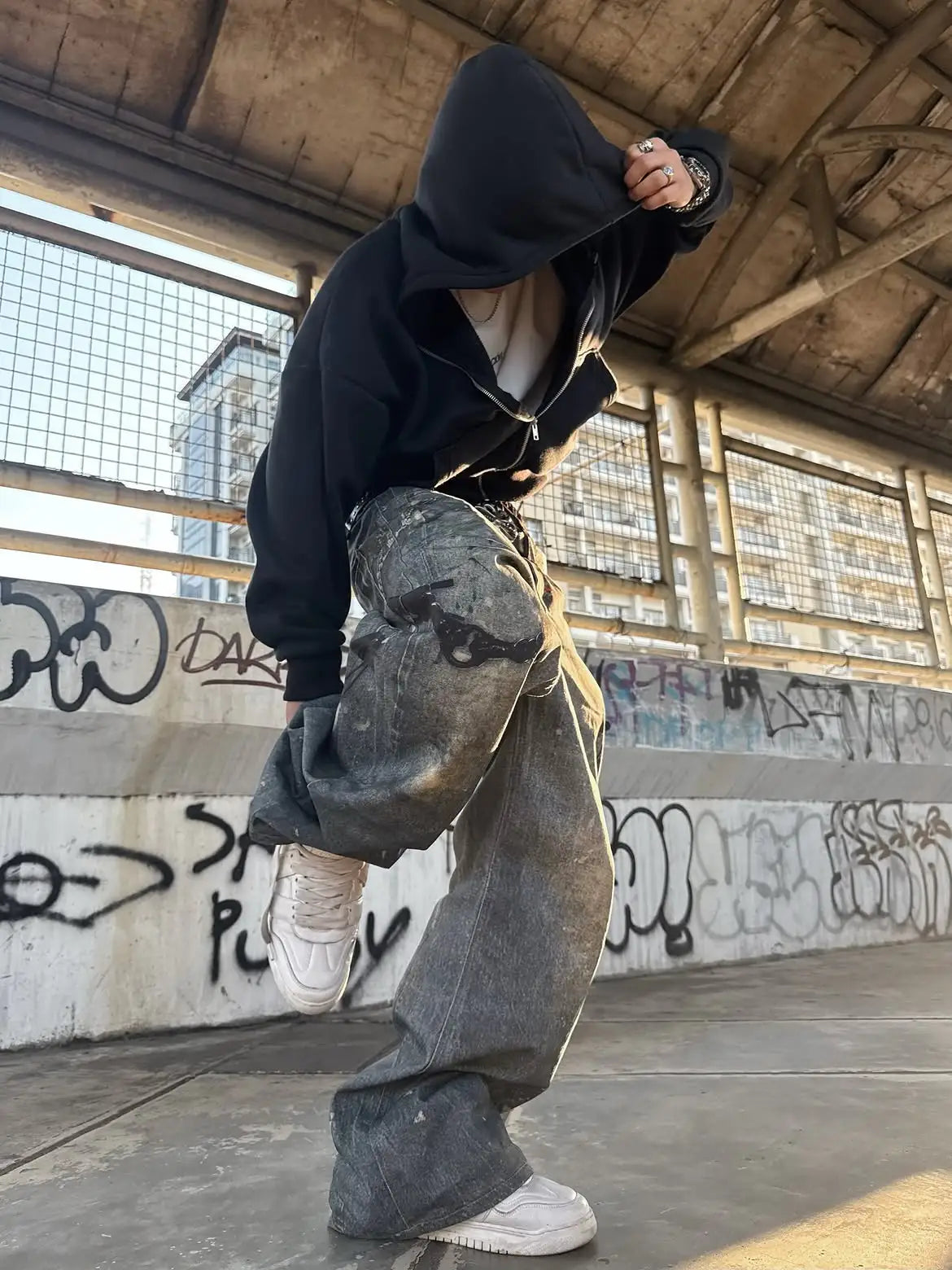 AZELIA© “CHAINLINK V1” JEANS