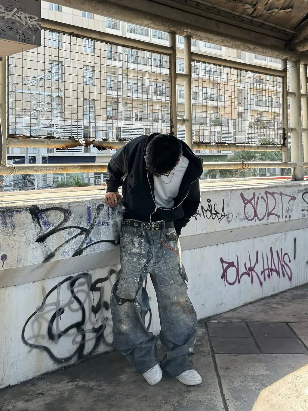 AZELIA© “CHAINLINK V1” JEANS