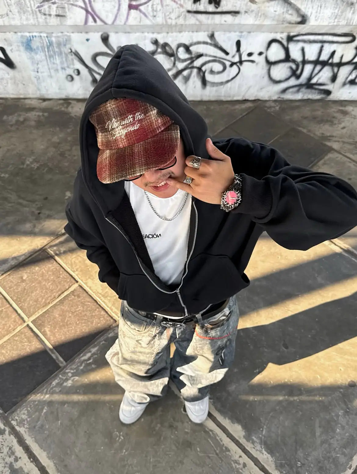 AZELIA© “CHAINLINK V1” JEANS