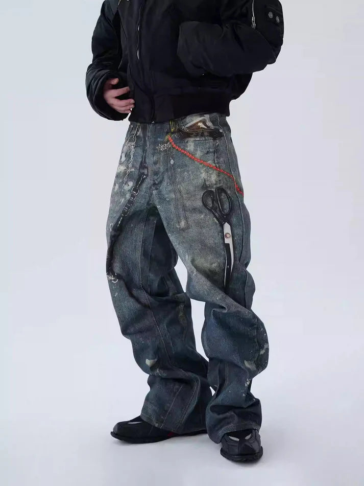 AZELIA© “CHAINLINK V1” JEANS