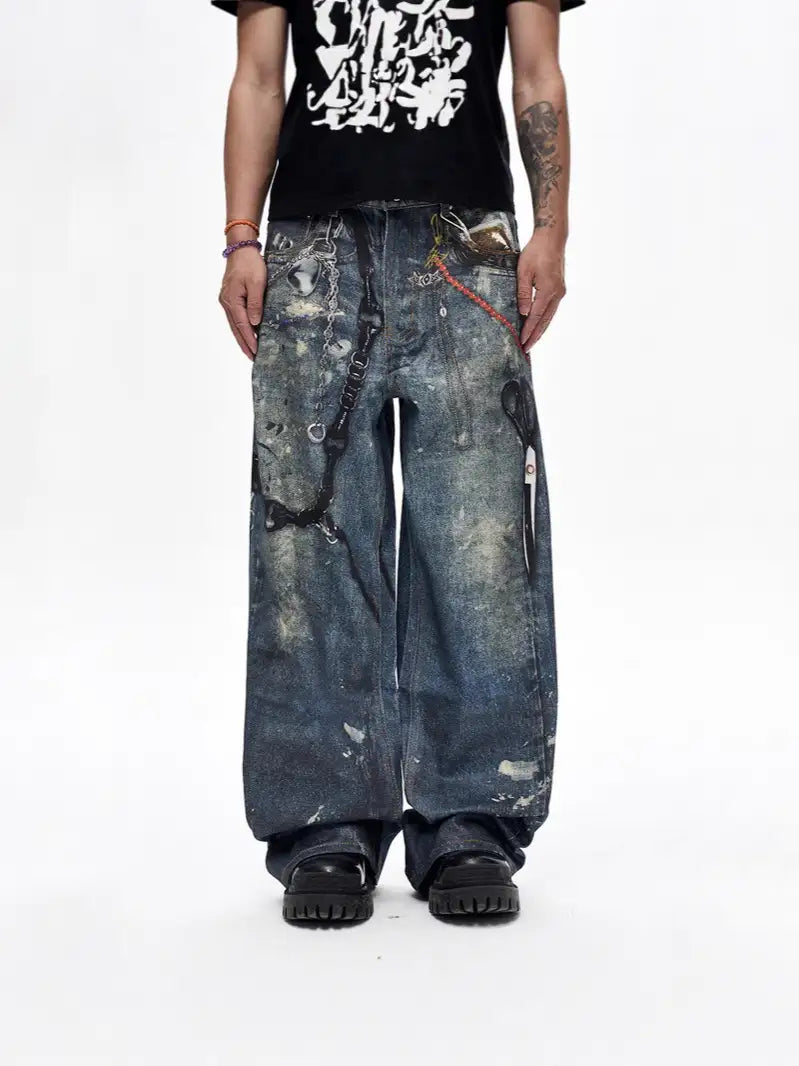 AZELIA© “CHAINLINK V2” JEANS