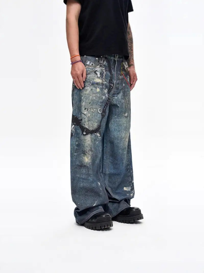 AZELIA© “CHAINLINK V2” JEANS