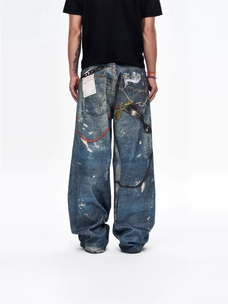 AZELIA© “CHAINLINK V2” JEANS