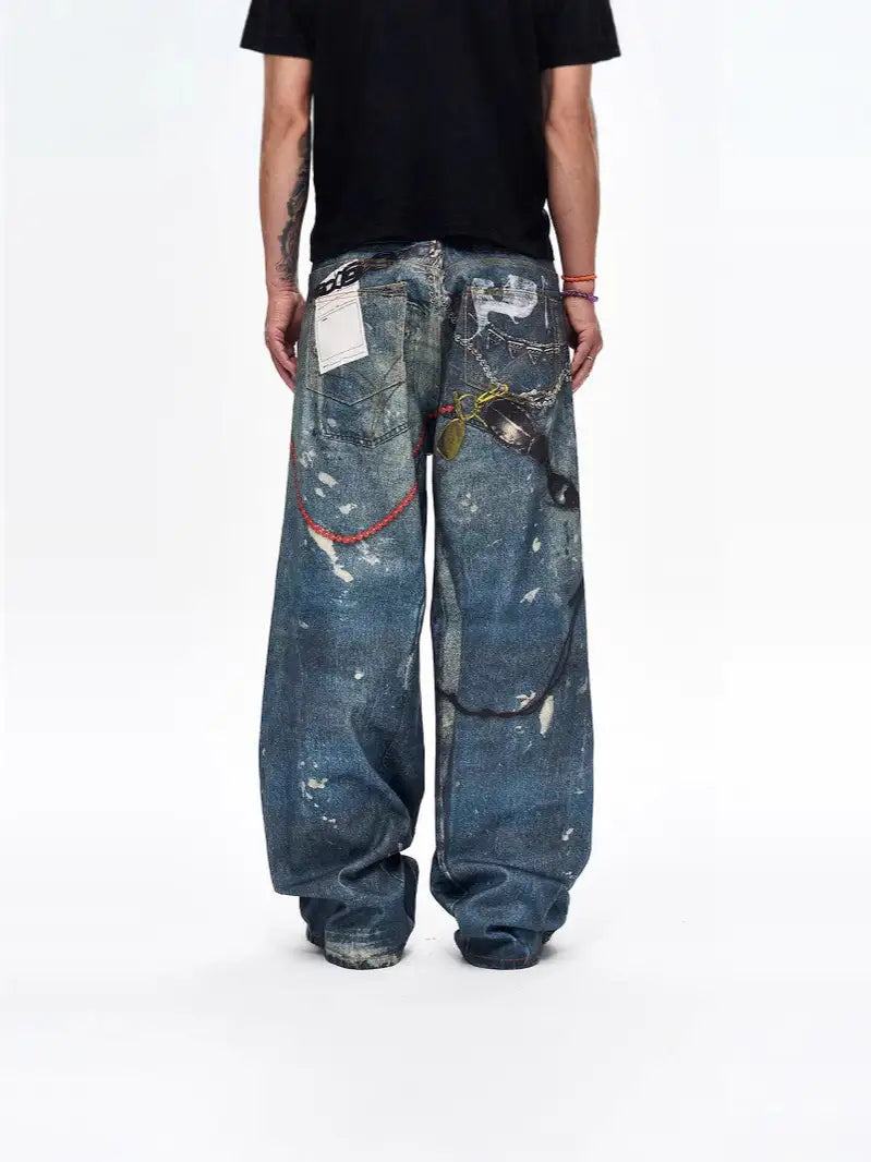 AZELIA© “CHAINLINK V2” JEANS