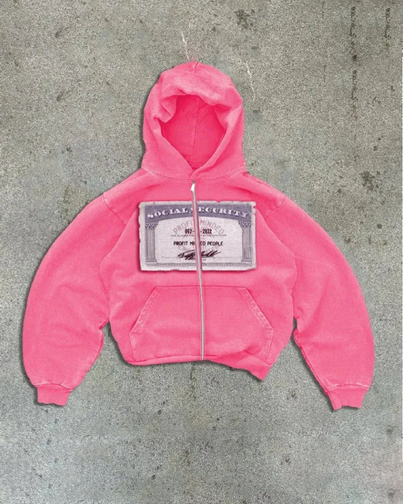AZELIA© "PINK" MONEY ZIPUP