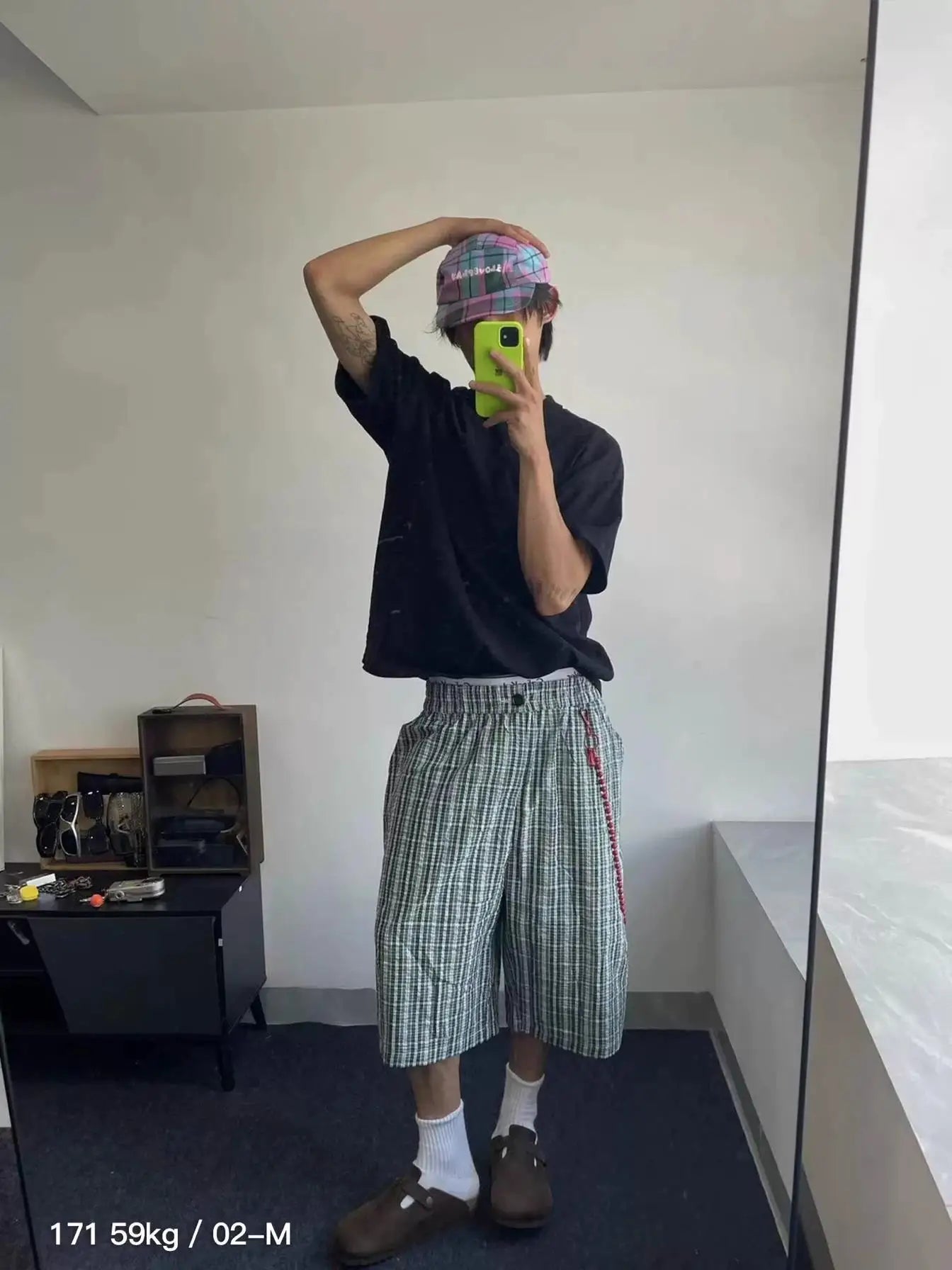 AZELIA© "CHECKERED" SHORTS