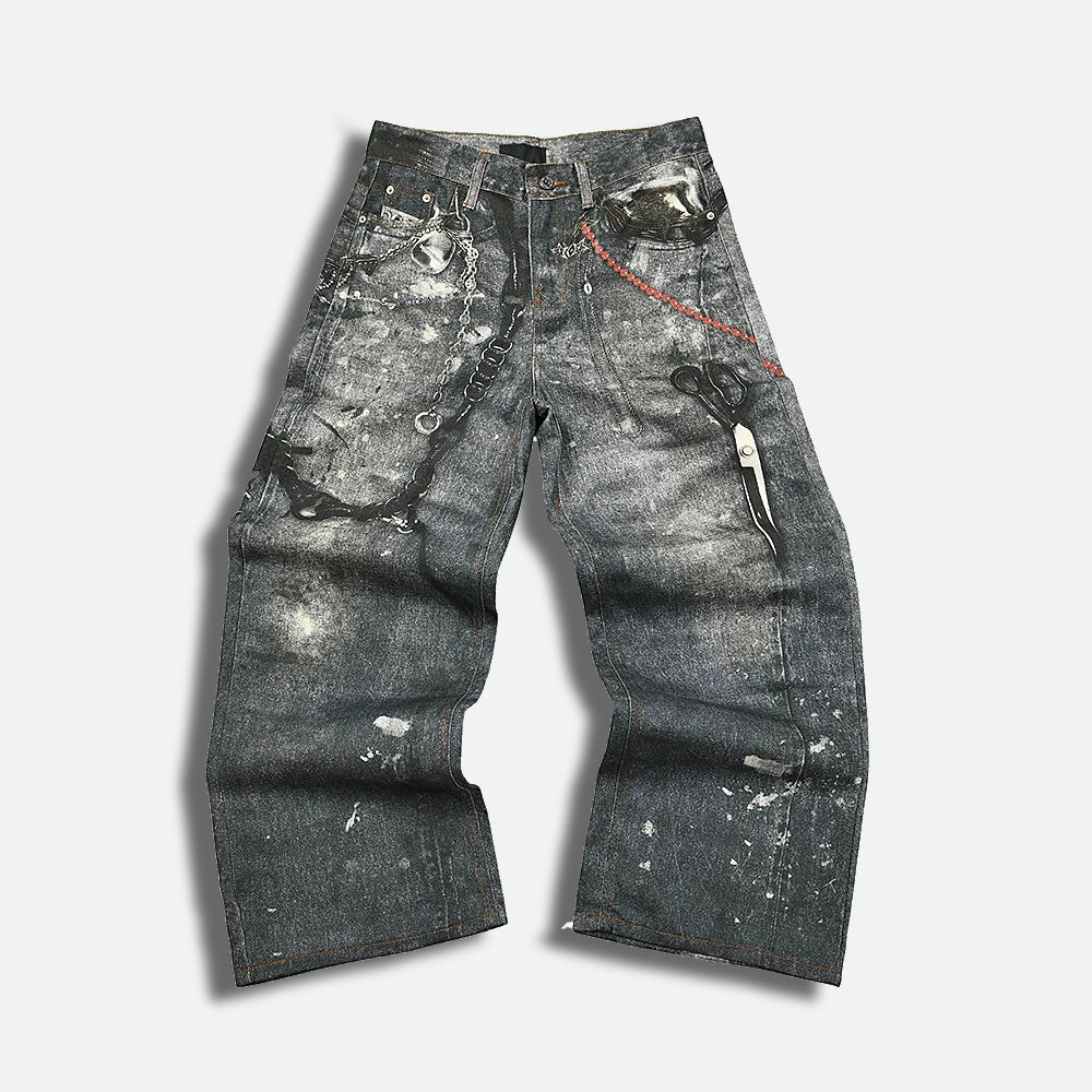 AZELIA© “CHAINLINK V1” JEANS