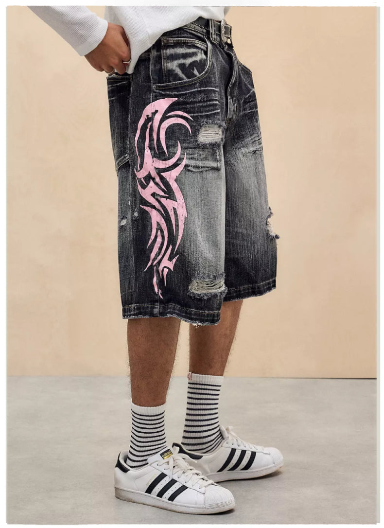 AZELIA© "HELLROSE" JORTS