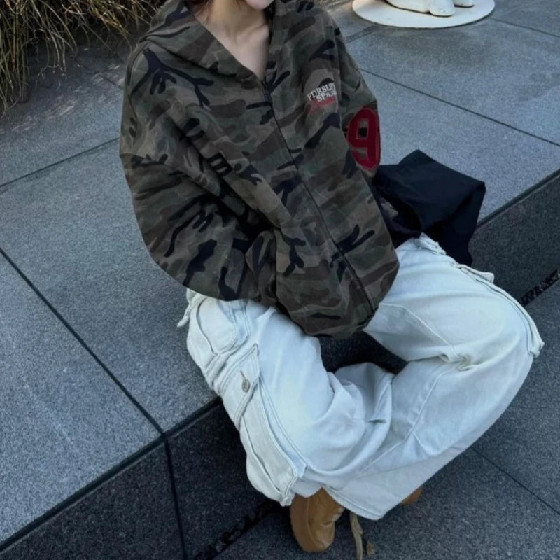 AZELIA© “69 DIVISION” ZIP HOODIE