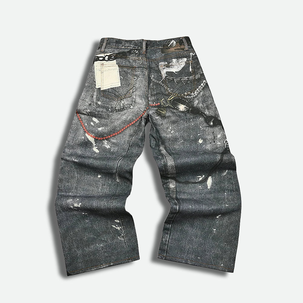 AZELIA© “CHAINLINK V1” JEANS