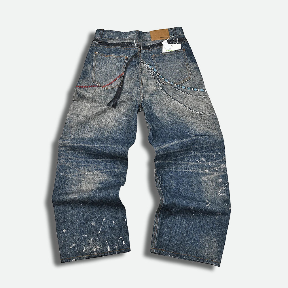 AZELIA© “CHAINLINK V2” JEANS