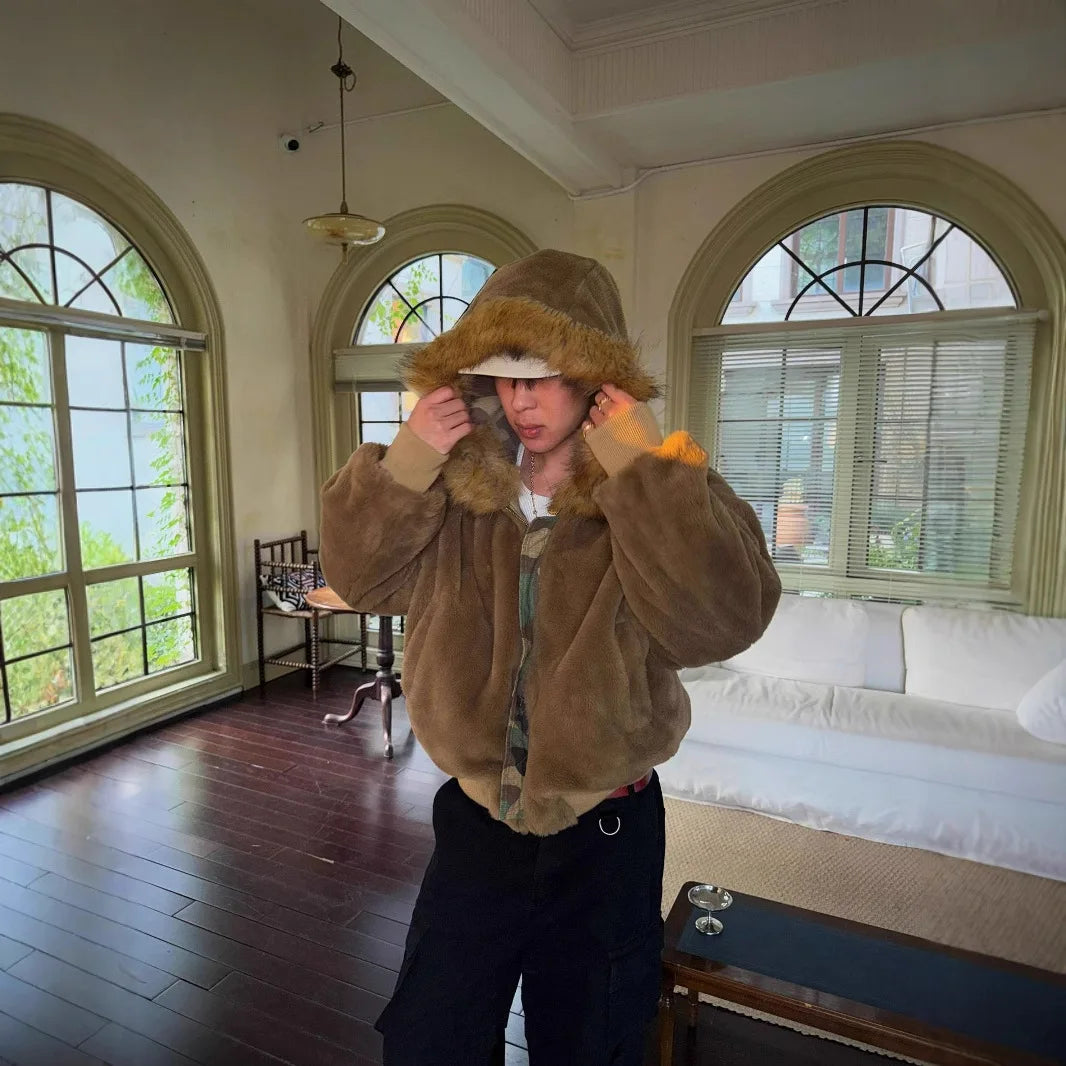 AZELIA© “RECON FUR” REVERSIBLE JACKET