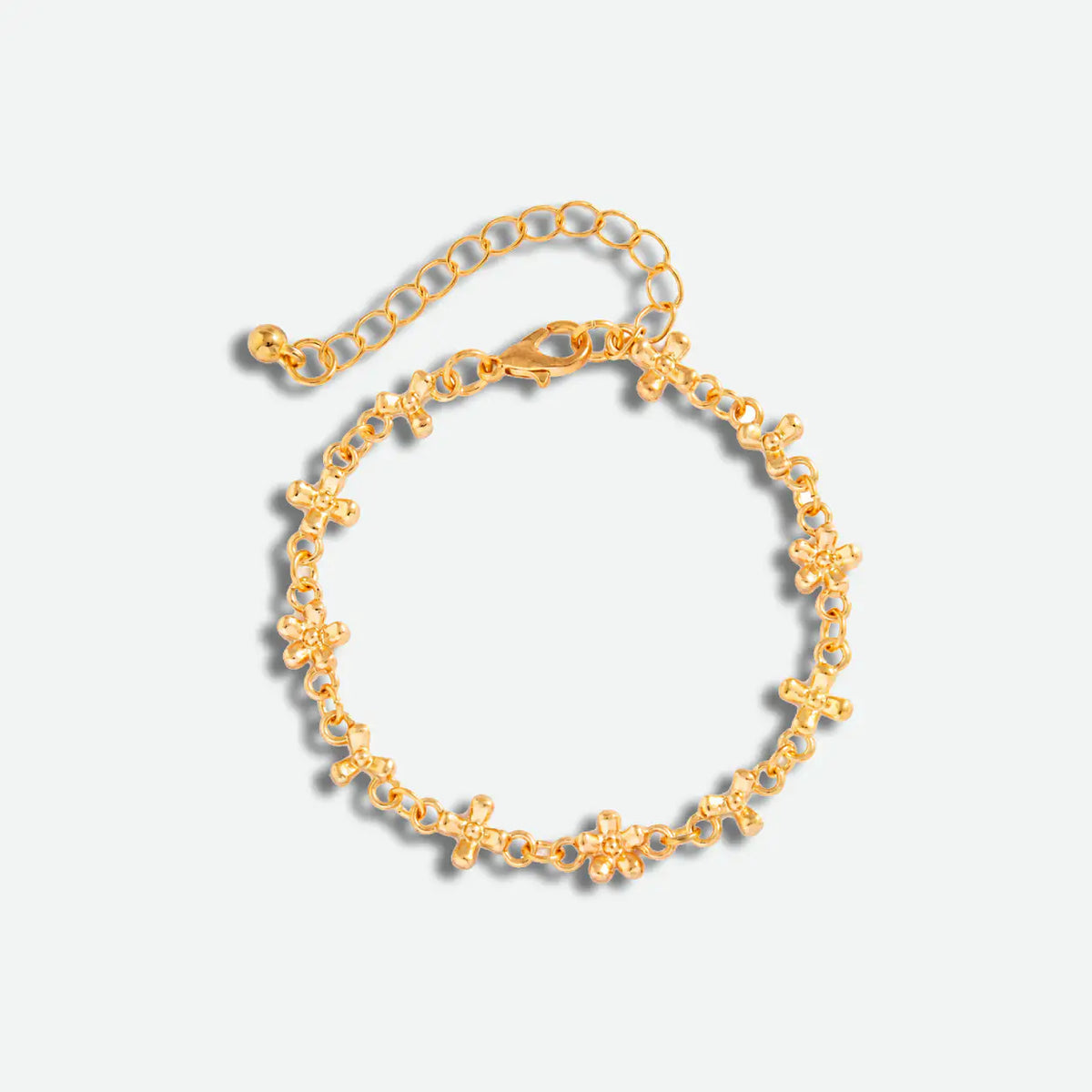 AZELIA® “CROSS LINK” BRACELET GOLD