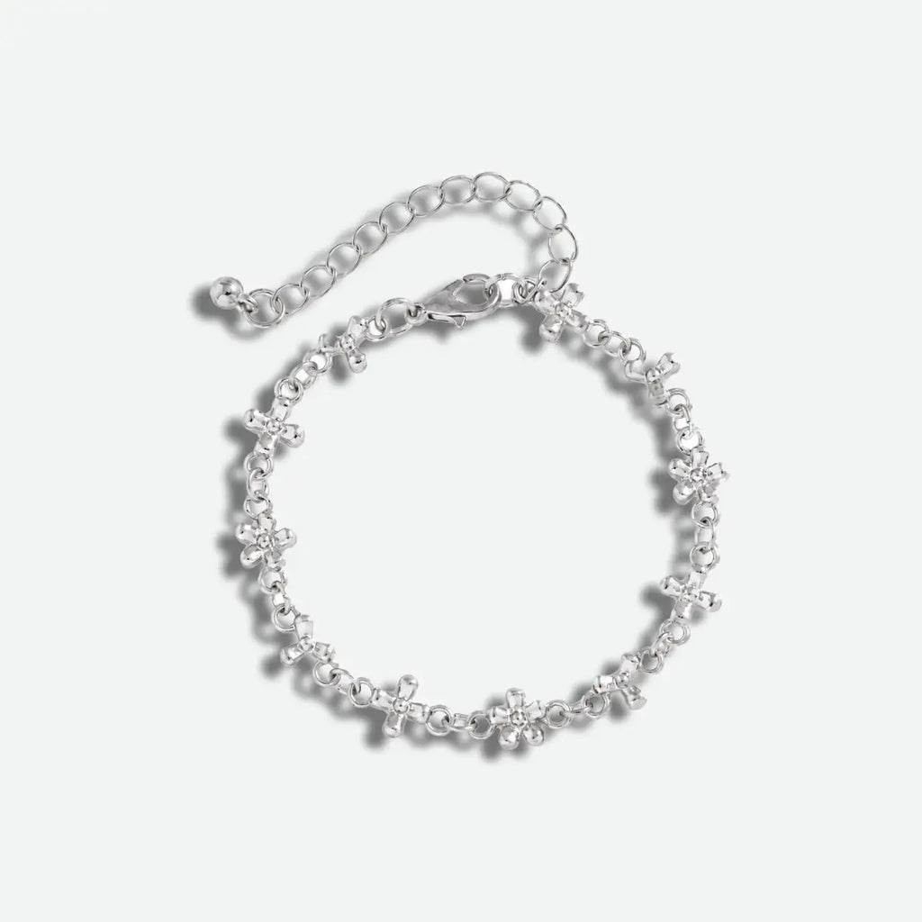 AZELIA® “CROSS LINK” BRACELET SILVER