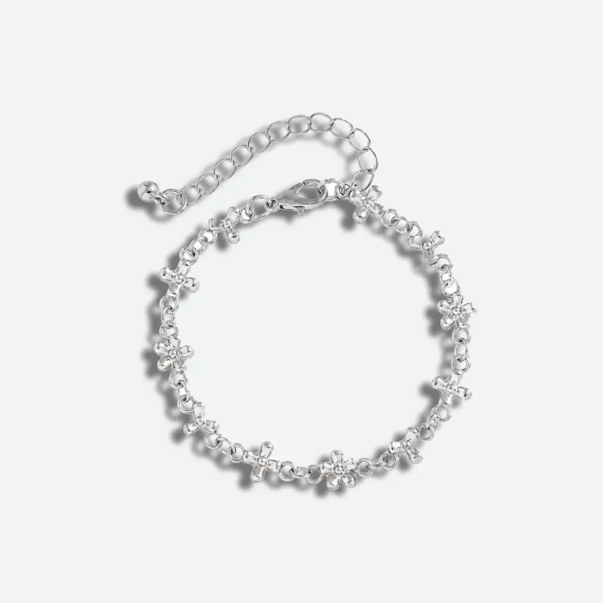 AZELIA® “CROSS LINK” BRACELET SILVER
