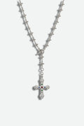 CROSS NECKLACE SILVER