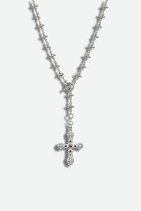 CROSS NECKLACE SILVER