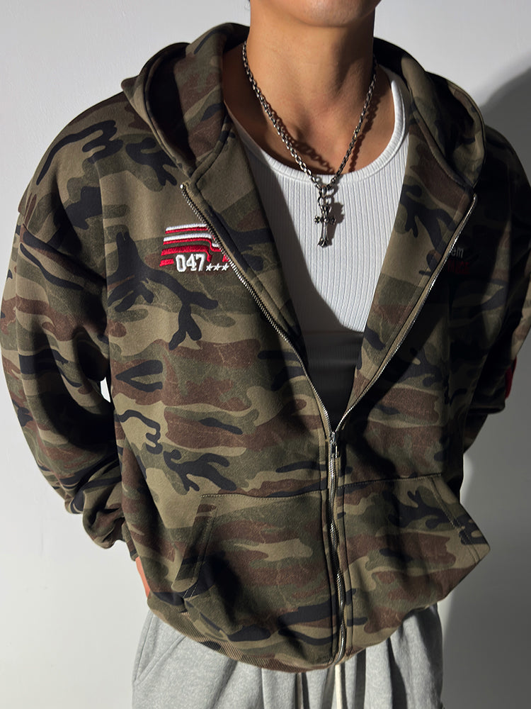 AZELIA© “69 DIVISION” ZIP HOODIE