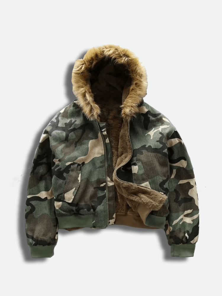 AZELIA© “RECON FUR” REVERSIBLE JACKET