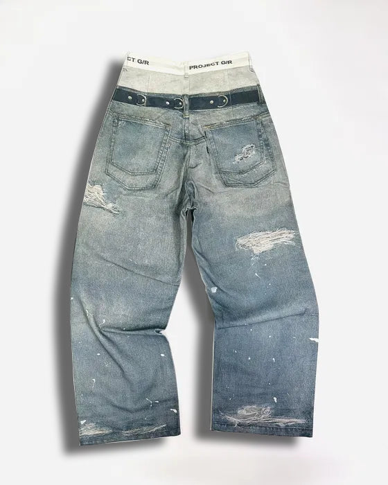 AZELIA© “TWIN WAIST” JEANS