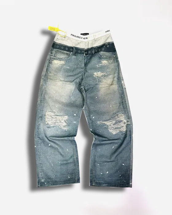 AZELIA© “TWIN WAIST” JEANS